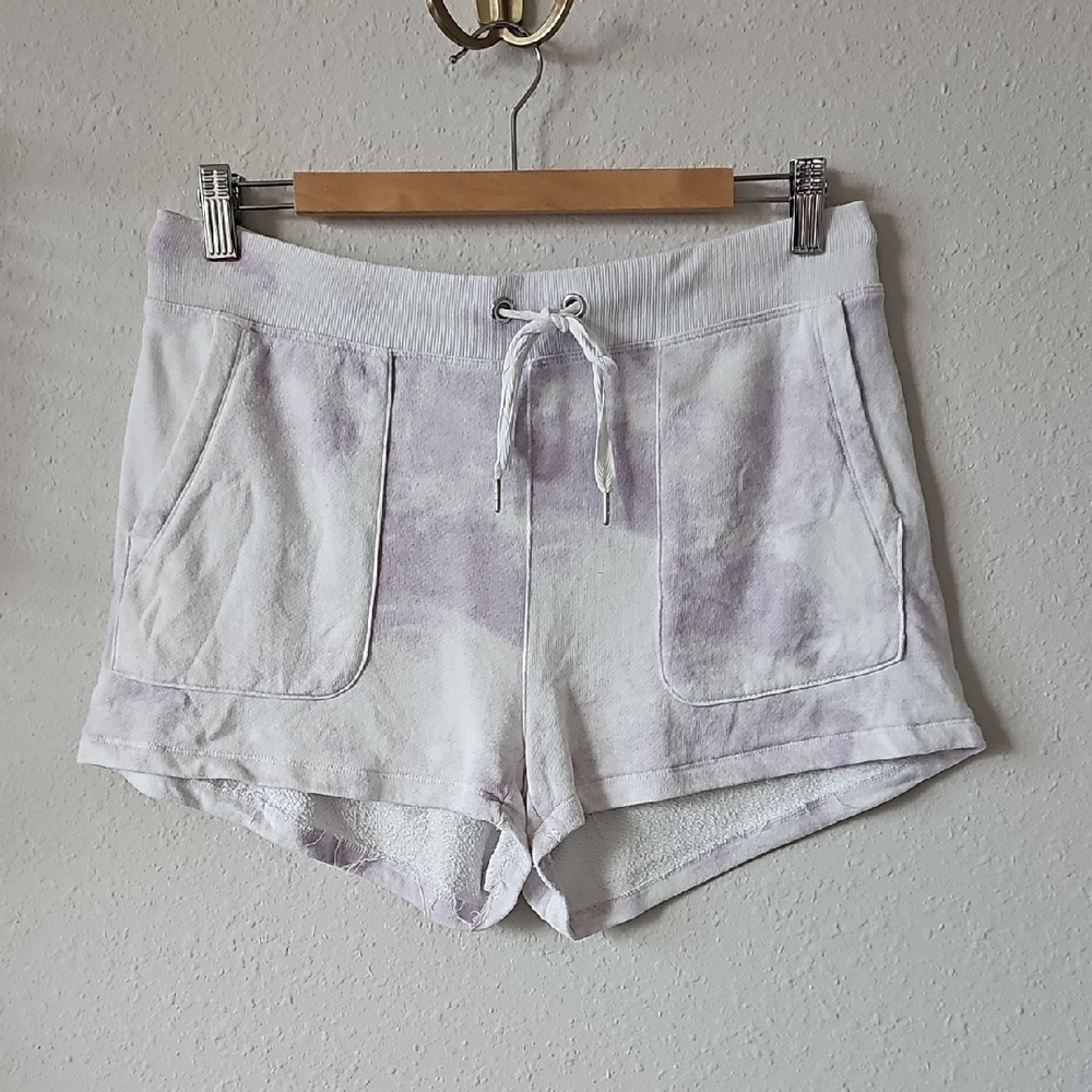Rails Lavender Tie-Dye Athletic Shorts